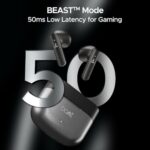 boAt Airdopes 91 Prime, 45HRS Battery, 13mm Drivers, Metallic Finish, Low Latency,ENx Tech, Fast Charge, v5.3 Bluetooth Earbuds, TWS Ear Buds Wireless Earphones with mic (Sonic Silver)  : Electronics - Image 5