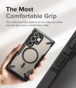 Ringke Fusion-X Magnetic Matte Compatible with Samsung Galaxy S24 Ultra Case Cover [Strong Magnet] Military-Grade Protection Advanced Protection TPU Bumper Samsung S24 Ultra Back Cover - Matte Black  : Electronics - Image 7