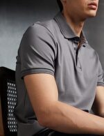 Buy Symbol Premium Men's Cotton Super Soft Classic Polo T-Shirt Regular Fit (Syp-A22-Pl-01_Grey_M) - Image 5