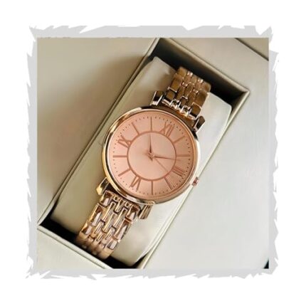 Buy styledose Women Analogue Wrist Watches for Women's & Girls&Miss&Ladies Diamond Studded Roman Dial Rosegold Colored Stylish Bracelet Strap (Rose Gold)