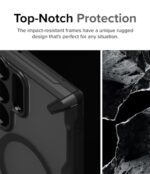Ringke Fusion-X Magnetic Matte Compatible with Samsung Galaxy S24 Ultra Case Cover [Strong Magnet] Military-Grade Protection Advanced Protection TPU Bumper Samsung S24 Ultra Back Cover - Matte Black  : Electronics - Image 3