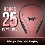 Kratos N4 Bluetooth Neckband with 25H Playtime, Deep Bass, Stereo Sound, HD Calls, Magnetic Earbuds, Type-C Fast Charging, Rich Audio, Hollow Switch for Comfort & Style  : Electronics - Image 3