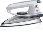 Buy Bajaj DX 2 600-Watt Light Weight Dry Iron | Non-Stick Coated Soleplate | Anti-Bacterial Coating | 180 Degree Swivel Cord | Cool Touch Handle | 2-Yrs Warranty 【Grey】 Online at Low Prices in India - 