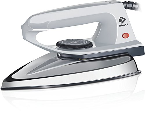 41824rUCL.jpg Buy Bajaj DX 2 600-Watt Light Weight Dry Iron | Non-Stick Coated Soleplate | Anti-Bacterial Coating | 180 Degree Swivel Cord | Cool Touch Handle | 2-Yrs Warranty 【Grey】 Online at Low Prices in India - - Image 1