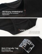 Buy INNERSY Womens Underwear Cotton Hipster Panties Regular & Plus Size 6-Pack, Black-white-grey, Medium - Image 5