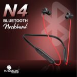 Kratos N4 Bluetooth Neckband with 25H Playtime, Deep Bass, Stereo Sound, HD Calls, Magnetic Earbuds, Type-C Fast Charging, Rich Audio, Hollow Switch for Comfort & Style  : Electronics - Image 2