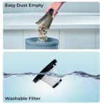 Tusa Cordless Vacuum Cleaner for Car & Home | 2X Powerfull Suction, Dual Mode Battery 6000mAh & 12V DC Car Port | High Power Portable Lightweight Wireless Vacuum, Rechargeable (V1) (Black)  : Car & Motorbike - Image 6