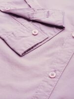 The Indian Garage Co Cotton Men's Slim FiT-Shirt (1121-Shpo131-11_Lilac S)  : Clothing & Accessories - Image 3