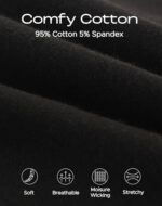 Buy INNERSY Womens Underwear Cotton Hipster Panties Regular & Plus Size 6-Pack, Black-white-grey, Medium - Image 7