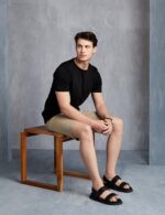 Symbol Premium Cotton Men's Super Soft Round Neck Solid T-Shirt Regular Fit (SYP-A22-TS-01_Black_M) : : Fashion - Image 3