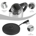 Milton Euroline Go Electro 2.0 Stainless Steel Electric Kettle, 1 Piece, 2 Litre, Silver, Power Indicator, 1350 Watts, Auto Cut-off, Detachable 360 Degree Connector, Boiler for Water, Instant Noodles  : Home & Kitchen - Image 4