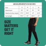 Boldfit Men's Black Slim Fit Joggers, Size 30, Summer Track Pants for Men & Boys, Multipurpose Activewear, Night Pants  : Clothing & Accessories - Image 6