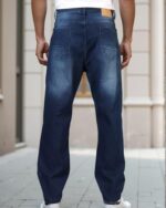 London Hills Men Jeans | Baggy Fit Jean's for Man | Loose Fit High Rise Denim | Stretchable Casual Wear Jean,s | Dance Rap Rapping Style Pant for Men | Denim Cotton Jeans (0)  : Clothing & Accessories - Image 2