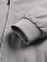 Buy EAGLESTAR Men's Polyester Standard Length Bomber Jacket (IN, Alpha, L, Regular, Standard, grey) - Image 3