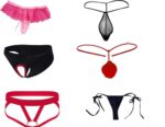 NIMRA FASHION Polyester 6pcs Men's G-String Thong Underwear, Combo of 6 Thongs (Free Size Fit to S, M, L) Multicolour  : Fashion
