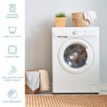 Buy Blue Dahlia 300 TC Cotton Flat Bedsheet for Single Bed, Sateen Weave Single Size Bed Sheet Swiss Dot, 1 Flat Sheet (60"x90") & 1 Pillow Cover (18"x28") Bedding Set Oeko-TEX Certified- Paloma Grey Online at Low Prices in India -  - Image 9