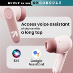 GOBOULT Z20 Pro Truly Wireless Bluetooth Ear Buds with 60 Hours Playtime, 4 Mics Clear Calling, 45ms Low Latency, Touch Controls, TWS Earbuds Bluetooth Wireless (Candy Cane)  : Electronics - Image 14