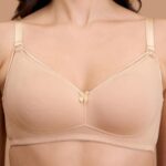 NYKD Women's Cotton By Nykaa Deep Neck Non Padded Non Wired Bra With Low Back - Nyb391 - Sand, 34C  : Fashion - Image 7