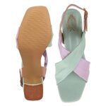 Buy Shoetopia Women's Casual Comfortable Fashion Heel Sandal, Sonam-Green-EU41 - Image 5