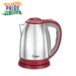 Prestige 1.5 litre PKOSS Stainless Steel Electric Kettle | 1500 Watts | Elegant Design | Cool-touch Handle and Lid | Automatic Cut-Off and Single-Touch Lid Locking| Silver  : Home & Kitchen - Image 3