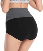 PLUMBURY® Women's Cotton High Waist Full Coverage Hipster Panty,Free Size (Pack of 3 Panty) Assorted  : Fashion - Image 3