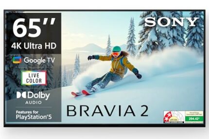Sony 164 cm (65 inches) BRAVIA 2 4K Ultra HD Smart LED Google TV K-65S25B (Black)  : Electronics