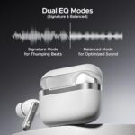 boAt Airdopes 111v2, Premium Leather Finish, 4Mics ENx,50HRS Battery, Free Music Streaming,13mm Drivers,Fast Charge,Dual Pair, Bluetooth Earbuds, TWS Ear Buds Wireless Earphones with mic (Ivory White)  : Electronics - Image 7