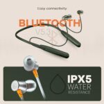 Noise Airwave Bluetooth in Ear Neckband with 50H of Playtime, 3 EQ Modes, ENC for Calling, Low Latency(Upto 50ms), 10mm Driver, BT v5.3(Ice Blue)  : Electronics - Image 9