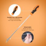 2-in-1 Tyre Cleaning Hook with Built-In Screwdriver | Car Tire Stone Remover Tool | Stainless Steel Tyre Groove Cleaner with Rubber Grip for Bikes, Trucks, SUVs  : Car & Motorbike - Image 7