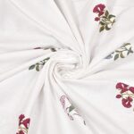 Buy Haus & Kinder Pure Cotton Queen Size Bedsheet with 2 Pillow Cases, 186 TC Bedsheet for Double Bed, 90X100 Inches Bed Sheet-Garden of Joy Online at Low Prices in India -  - Image 4