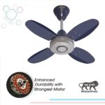 Buy ACTIVA ORNET 600mm Ceiling Fan, 850 RPM High Speed Air Delivery with 4 Blades, Anti-Dust Coating, 2 Years Warranty - Silver Blue Online at Low Prices in India -  - Image 4