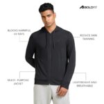 Buy Boldfit Men's BFTM4020SJacketBlackZipXL_BlackZip - Image 3