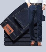 Buy URBAN POCKETS Jeans for Men | Denim Pants with Straight Fit & Formal Look (Regular-D.Blue-U08-32) - Image 6