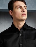 Symbol Premium Men's Wrinkle-Resistant Regular Fit Cotton Formal Shirt (SS23-SMP-FS-01_Black_38)  : Fashion - Image 4