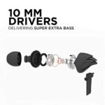 Boat BassHeads 100 in-Ear Headphones with Mic (Black)  : Electronics - Image 2
