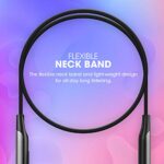 ZEBRONICS Zeb Evolve Wireless Bluetooth in Ear Neckband Earphone, Rapid Charge, Dual Pairing, Magnetic earpiece,Voice Assistant with Mic (Gray)  : Musical Instruments - Image 3