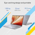 ASUS Vivobook 16, Intel Core i7-12700H, 16GB DDR4, 512GB SSD, WUXGA 1610 60Hz, 16"/40.64cm, Windows 11, MS Office 2021, Transparent Silver, 1.88KG, X1605ZAC-MB741WS, Intel Iris Xe Graphics Laptop : : Electronics - Image 4