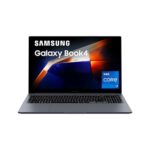 Samsung Galaxy Book4 (Gray, 16GB RAM, 512GB SSD) | 15.6" Full HD Screen | Intel Core i7 1355U Processor | Windows 11 Home | MS Office 2021 | Fingerprint Reader | Intel Iris XE Graphics | RJ45 LAN Port  : Electronics