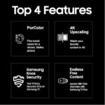 Samsung 108 cm (43 inches) D Series Brighter Crystal 4K Vivid Pro Ultra HD Smart LED TV UA43DUE77AKLXL (Black)  : Electronics - Image 6