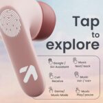 GOBOULT Z20 Pro Truly Wireless Bluetooth Ear Buds with 60 Hours Playtime, 4 Mics Clear Calling, 45ms Low Latency, Touch Controls, TWS Earbuds Bluetooth Wireless (Candy Cane)  : Electronics - Image 12