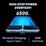 iQOO Z10x 5G (Ultramarine, 6GB RAM, 128GB Storage) | 6500 mAh Large Capacity Battery | Dimensity 7300 Processor | Military-Grade Durability   - Image 2