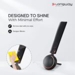 Buy LONGWAY Kiger P1 1200 mm/48 inch Ultra High Speed 3 Blade Anti-Dust Decorative Star Rated Ceiling Fan (Smoked Brown, Pack of 1) Online at Low Prices in India -  - Image 5