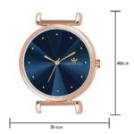 Buy CRESTELLO Blue Silicone Strap Analog Wrist Watch for Women (Blue Dial) | CR-CK137-BLUE - Image 5