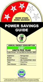 Panasonic 338 L 3 Star Prime Convertible 6-Stage Smart Inverter Frost-Free Double Door Refrigerator (NR-TG355CPKN, Diamond Black, Jumbo Fresh Vegetable Basket, Net Capacity 304L)  : Home & Kitchen - Image 7