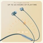 Noise Airwave Pro Bluetooth in Ear Neckband with Upto 32 dB ANC, 60H of Playtime, Dual Device Pairing, 3 Mic ENC for Calling, Low Latency(Upto 40ms), 13mm Driver (Metallic Blue)  : Musical Instruments - Image 4