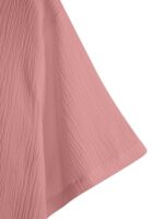 WEBRIC Shirt for Men | Casual | Plain | Cap Sleeve | Summer - Regular Fit | Old Money | Peach Shirts  : Clothing & Accessories - Image 4