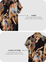 Leriya Fashion Shirt for Men | Mens Casual | Man Stylish | Printed | Men's Regular Fit | Formal | Man's Solid Slim Fit | Short Sleeve | Trendy | Summer-Button Down (Available in Plus Size and Combo Pack of 2)  : Clothing & Accessories - Image 4