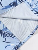 Leriya Fashion Men's Printed Regular Fit Shirt Sky  : Clothing & Accessories - Image 4