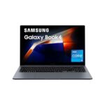Samsung Galaxy Book4 (Gray, 16GB RAM, 512GB SSD) | 15.6" Full HD Screen | Intel Core i5 1335U Processor | Windows 11 Home | MS Office 2021 | Fingerprint Reader | Intel Iris XE Graphics | RJ45 LAN Port  : Electronics