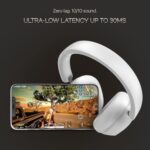 Noise Newly Launched Airwave Max 5 Wireless Over Ear Headphones with Adaptive Hybrid ANC (up to 50dB), HFA Tech, 80H Playtime, Dual Pairing(Calm White)  : Musical Instruments - Image 7